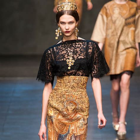 dolce and gabbana catwalk.